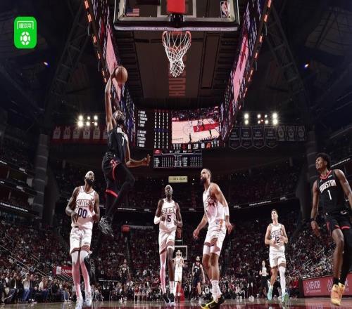 火箭10097险胜太阳，杜兰特三分绝杀砍26+10，布克27分