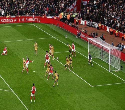 阿森纳10水晶宫埃泽攻入制胜球