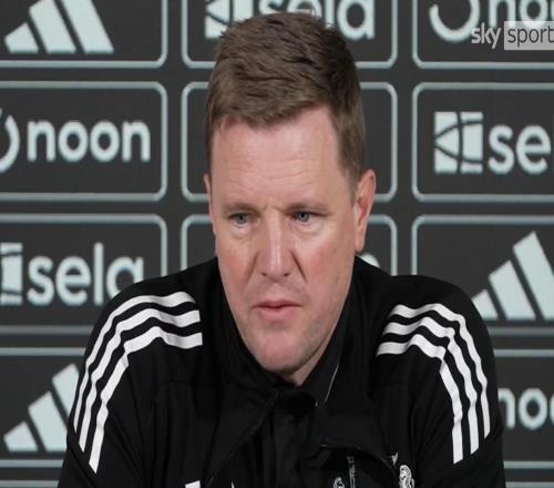 埃迪豪：卡里克在曼联的影响很积极，我们不能带着恐惧踢球