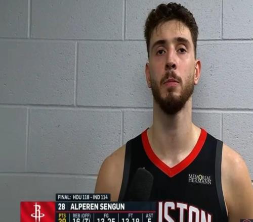 申京：我很失望今年落选全明星，这只会让我更努力