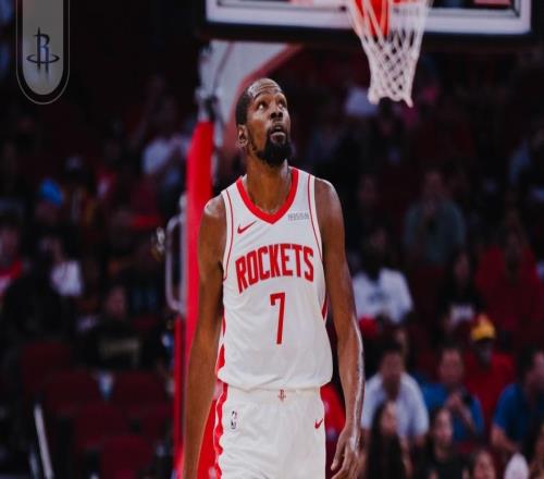 NBA季前赛：杜兰特首秀20分火箭轻取爵士申京13+13引七人上双