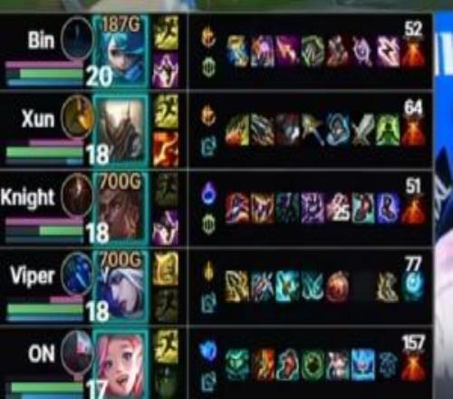 国产第一中单！Kinght梅尔爆炸输出25层杀人书13011豪华数据暴打WBG