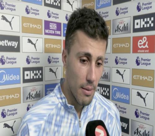 罗德里：很高兴又能享受足球我们要保持冠军心态拼到最后