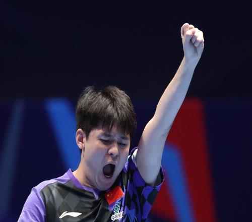 恭喜！国乒21岁新星决赛31赢日乒名将：破除心魔，看齐王楚钦