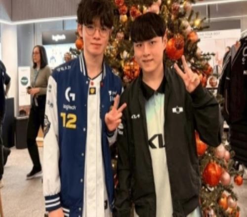 CFO分享Doggo与ShowMaker参加罗技活动合照：感谢邀请Doggo