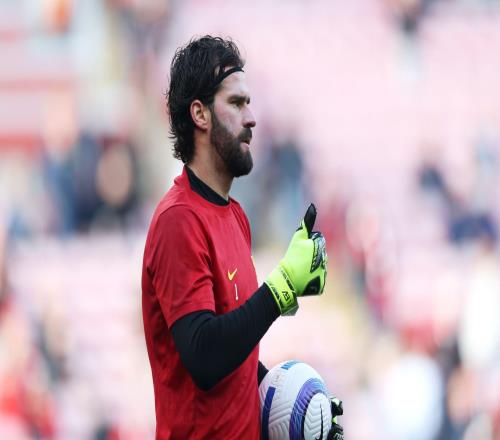 回声报：阿利松已重返训练场，但不会在对阵维拉时首发出场