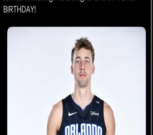 即将开启欧洲杯征程！NBA官方祝小瓦格纳24岁生日快乐