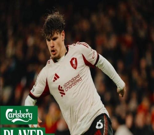 4抢断+1解围+1拦截，凯尔凯兹当选与枪手一役利物浦队内最佳