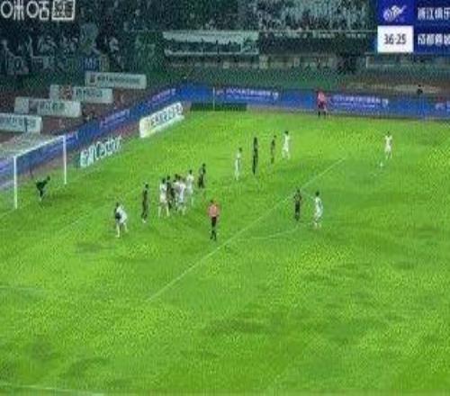 【中超】罗慕洛双响卡列洛绝平浙江3比3蓉城