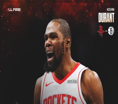 四连胜在场+75火箭之冠！杜皇连续17年场均25+美记：永远都稳定