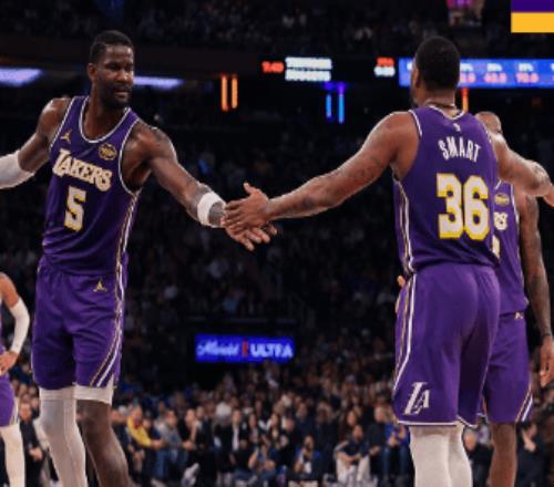 尼克斯3人20+擒湖人6连胜东契奇30+15+8勒布朗22+5+6