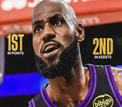 荣耀时刻！詹姆斯助攻超保罗，成为NBA历史助攻第二！