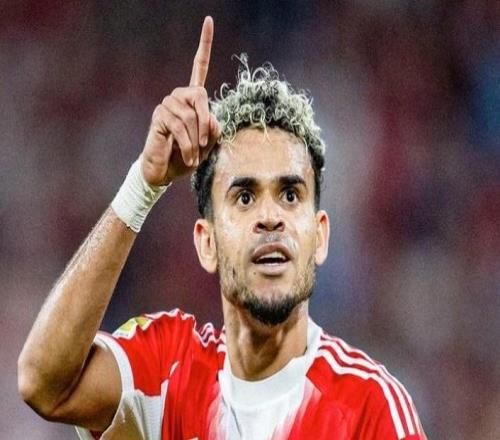 路易斯迪亚斯本赛季德甲3次单场传射，同期五大联赛并列第一