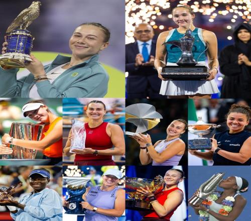 本年WTA1000赛收官，萨巴伦卡、阿尼西莫娃、安德列娃夺两冠