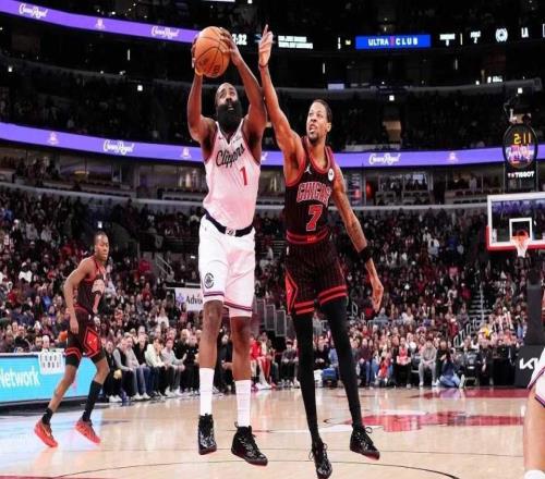 终结6连胜！哈登24+5+6快船狂输公牛28分被轰25记三分