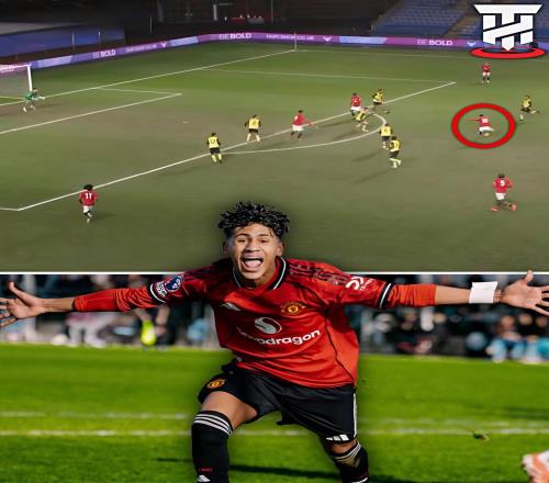 曼联小梅西洗脱冤屈后首发破门，晋级8强！卡里克驱车260公里观战