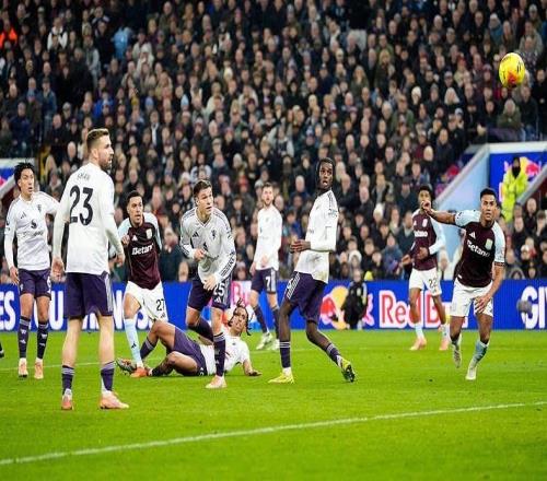 阿斯顿维拉21曼联豪取英超七连胜