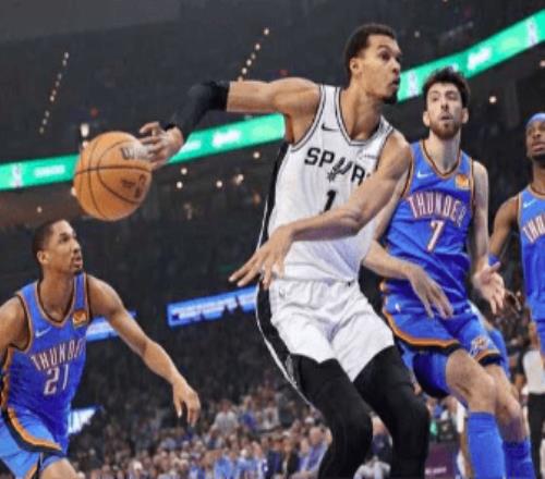 亚历山大34+5+5雷霆击退马刺4连胜卡斯尔20+7+8文班17+7