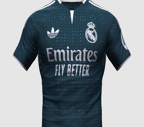 皇马2627赛季客场曝光：墨绿色设计，致敬1213赛季第三球衣