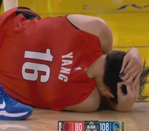 3+2！重击后脑勺！勇士主帅点评杨瀚森