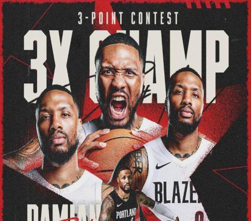 赛季报销！利拉德照样夺冠！成为三分大赛历史第3人