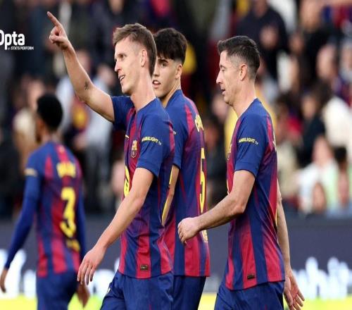 巴萨连续34场西甲进球，为2019年以来球队最长连场进球纪录