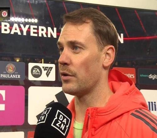 诺伊尔：今天我们有些运气不佳，这是一场信念的胜利