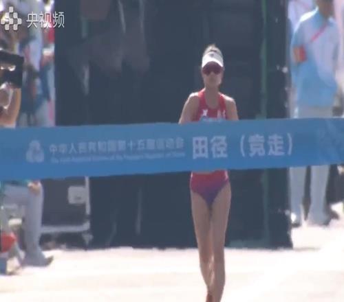 全运会女子20公里竞走：杨家玉夺冠，老将刘虹排名第5