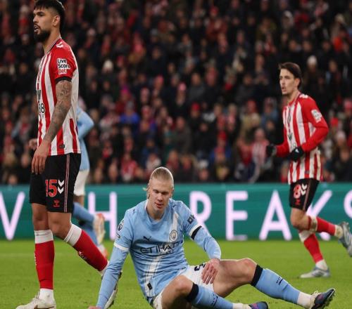 罕见0进球！瓜迪奥拉不敢相信，8连胜被升班马终结，哈兰德失良机