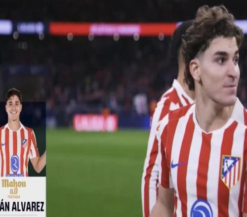 5次射门+造6次机会，阿尔瓦雷斯当选马竞vs莱万特全场最佳