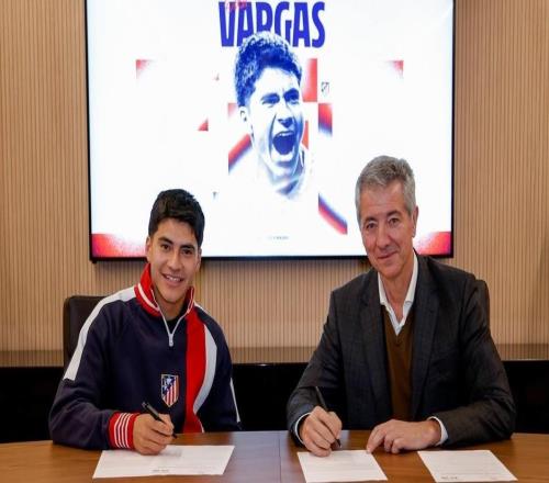 官方：马竞签下西雅图海湾人中场巴尔加斯，签约至2030年