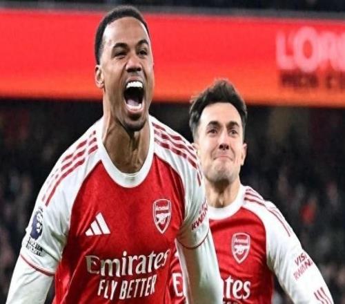 英超：阿森纳主场4比1大胜阿斯顿维拉，强势领跑英超