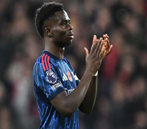 拒当积分榜奴隶！萨卡喊话阿森纳屏蔽噪音