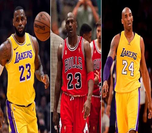 科比第7名！美媒公布NBA历史巨星TOP10：现役仅詹姆斯一人入选