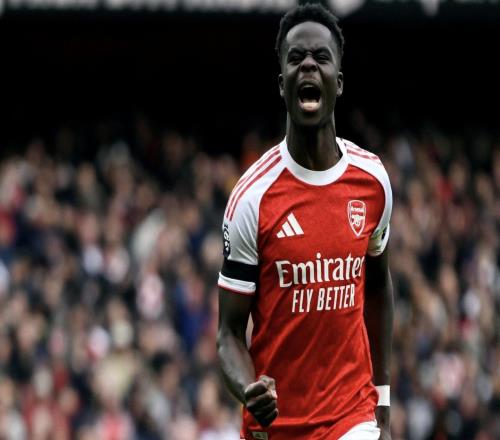 电讯报：阿森纳最具话语权的高层明确表示萨卡是俱乐部的门面