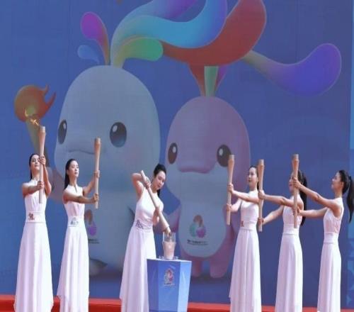 深海逐梦，燃冰成炬！十五运会和残特奥会火种采集仪式举行