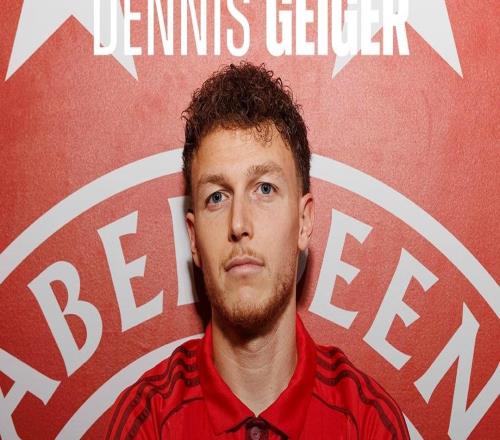 官方：霍芬海姆中场盖格租借加盟苏超阿伯丁，协议含买断选项