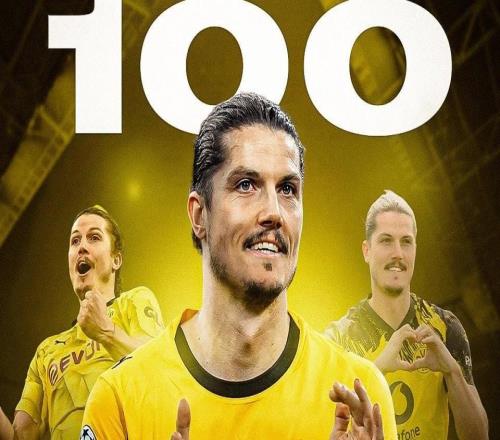 里程碑，萨比策完成多特生涯第100次出场