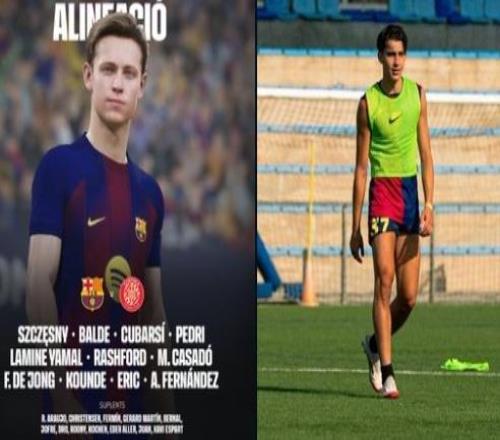 17岁巴萨小将托尼费尔南德斯生涯联赛首秀即首发