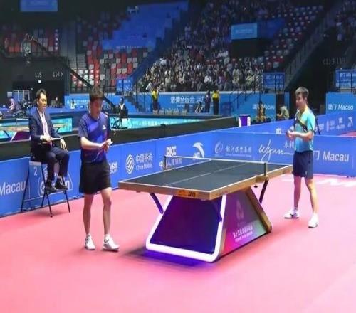 爆冷！梁靖崑14不敌河南队于何一，止步全运会男单32强