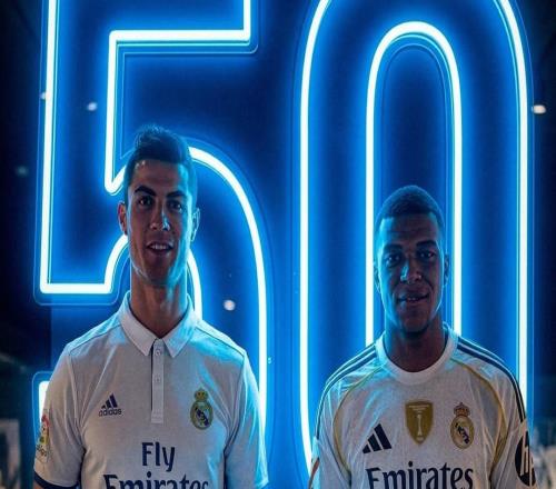 姆巴佩西甲生涯前50场47球，仅次于C罗