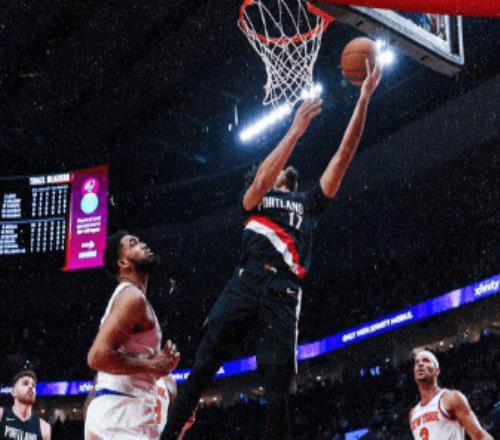 开拓者不敌尼克斯结束5连胜阿夫迪亚伤退杨瀚森DNP