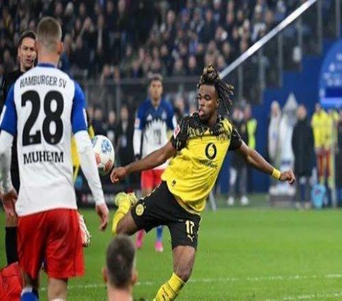 德甲：汉堡1比1多特蒙德