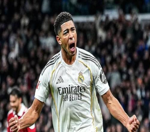 贝林厄姆2025年为皇马打进13球，队内仅次于姆巴佩